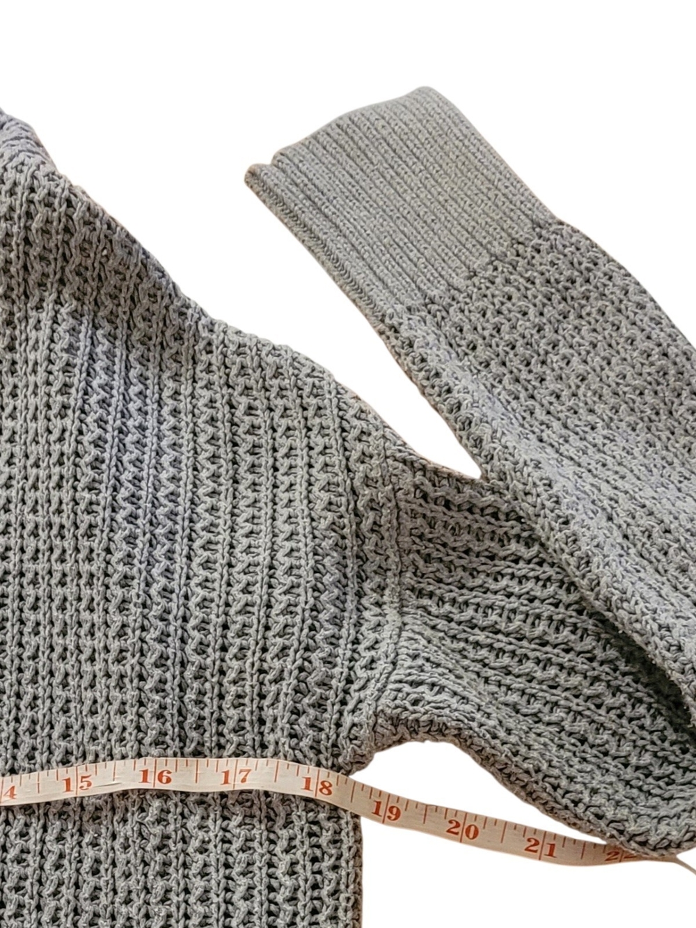 BDG Grey Chunky Ribbed Button-Front Cardigan - Picture 4 of 7